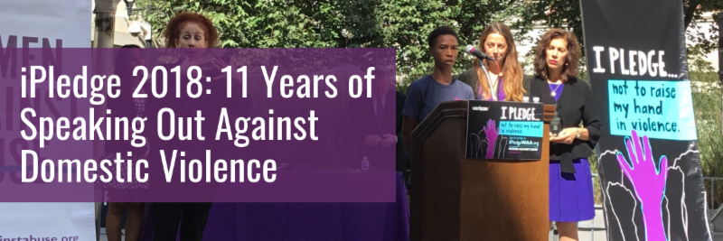 iPledge 2018 - 11 years of speaking out against violence
