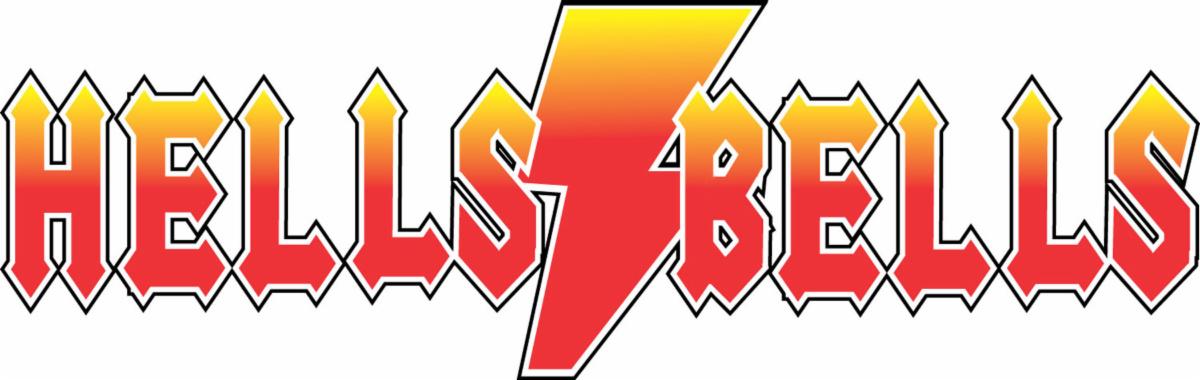 hells bells logo with lightning bolt
