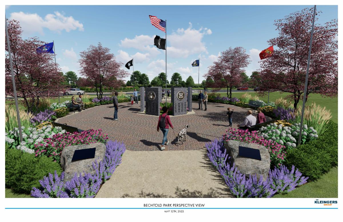 Veterans Memorial Rendering