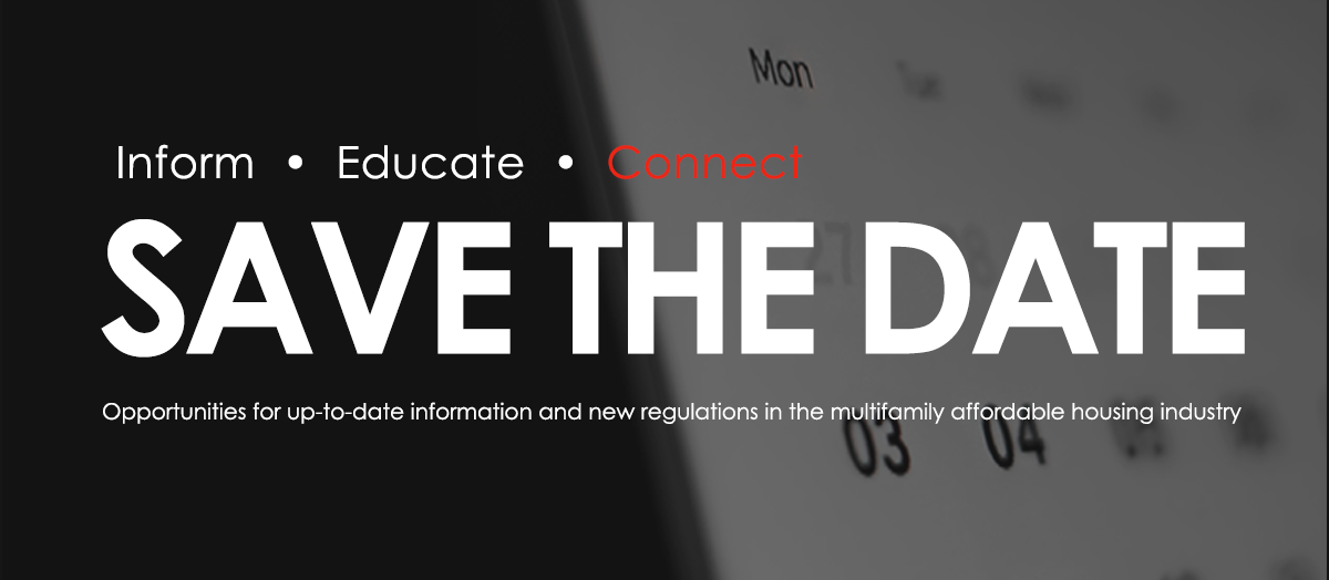 Save the Date 2023 SAHMA Affordable Housing Conferences!