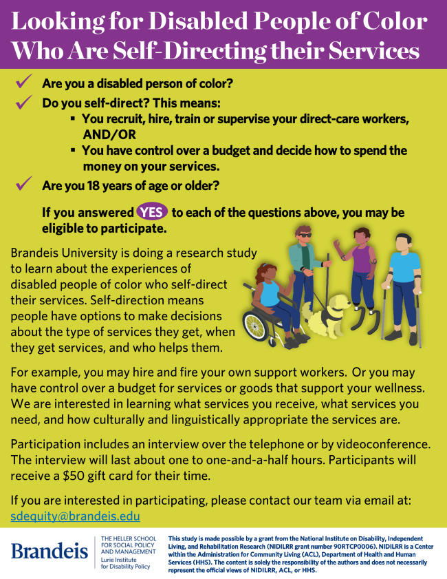 study promotional flyer. available to download on website in spanish and english