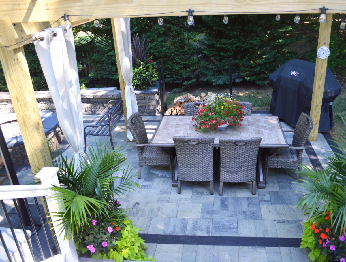 Take a look at our client's new Midlothian patio!