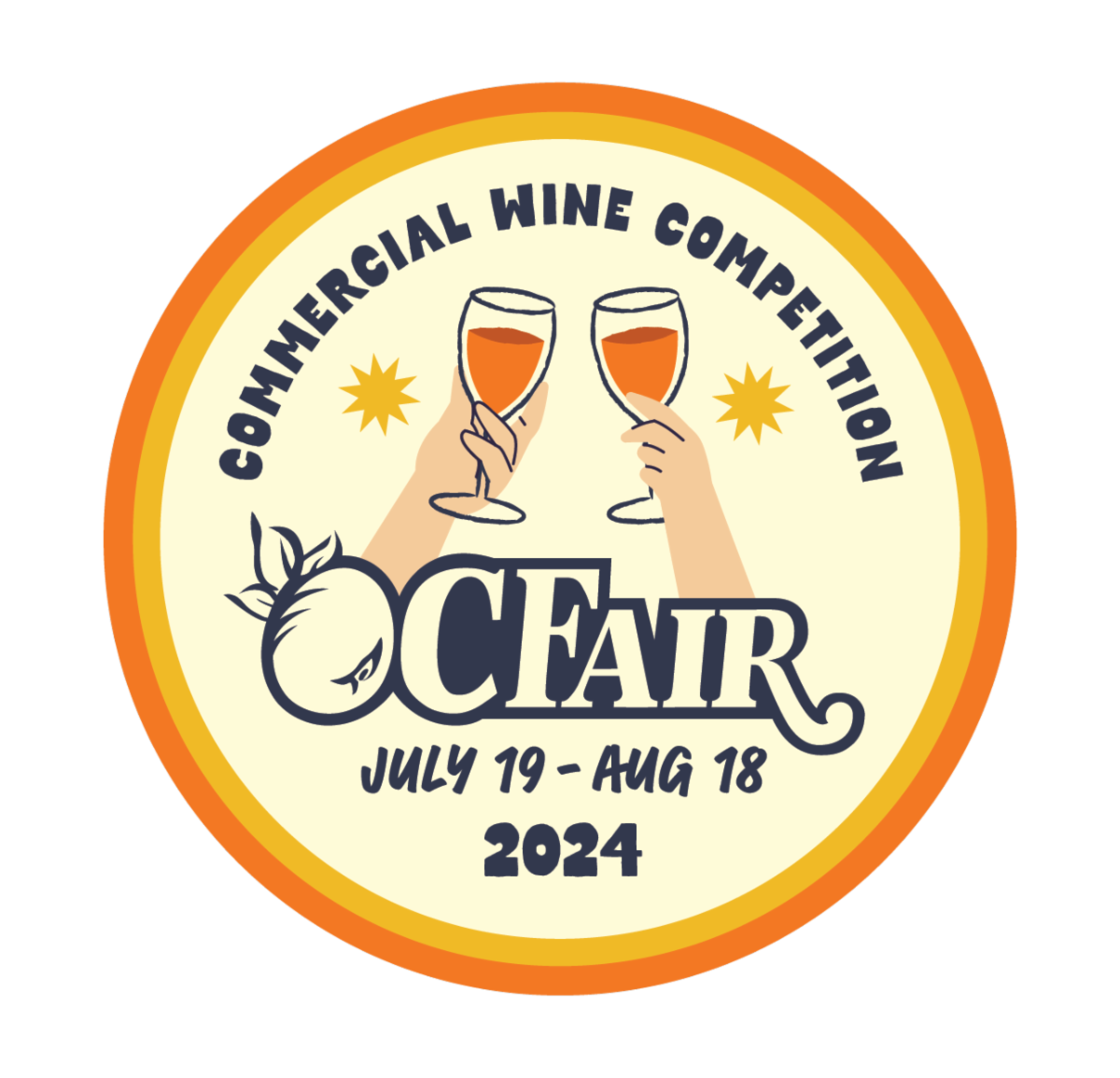 2024 OC Fair Commercial Wine Competition Sticker