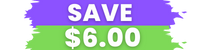 save $6.00