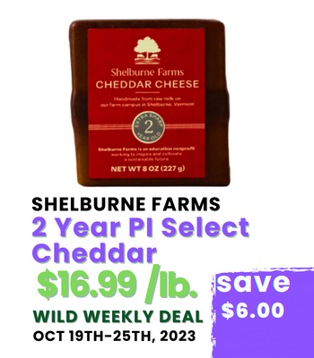 cheddar at Wild Oats Market in Williamstown MA