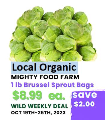 brussel sprouts  Wild Oats Market in Williamstown MA