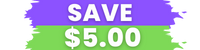 save $5.00