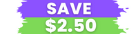 save $2.50 