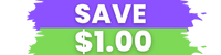 save $1.00