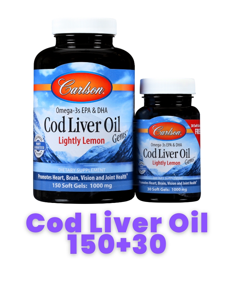 Cod Liver Oil 150+30 Carlson