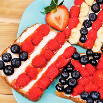 Grocery Coop Stars and Stripes Berry Recipe for Kids