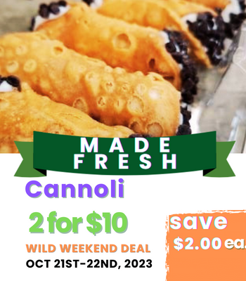 cannoli  Wild Oats Market in Williamstown MA