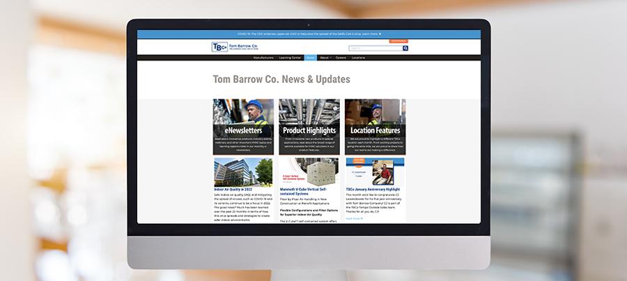 TBCo News page