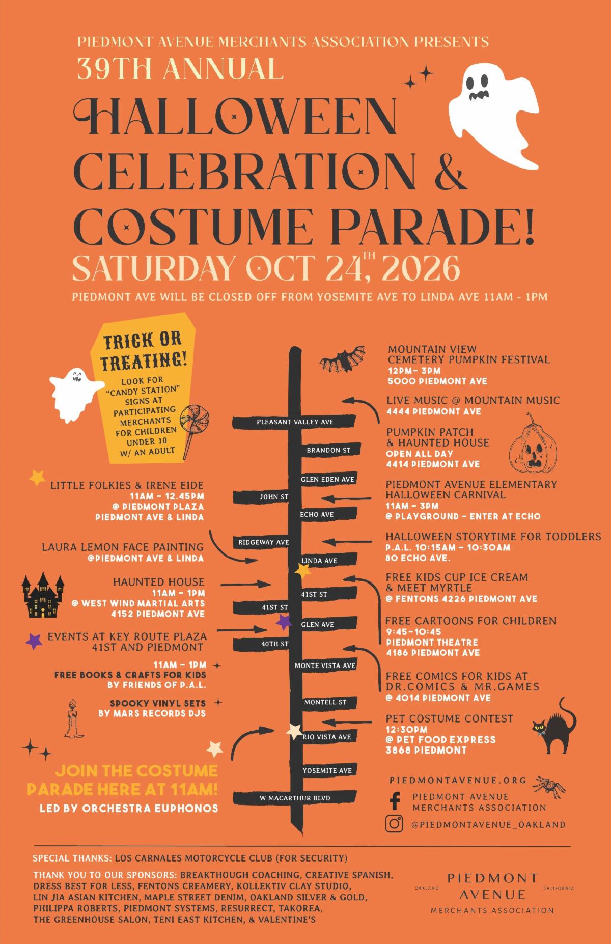 2026 Piedmont Ave Halloween Parade