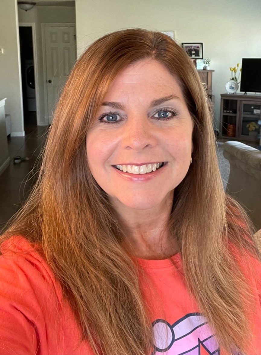 Shelly Wood smiling.