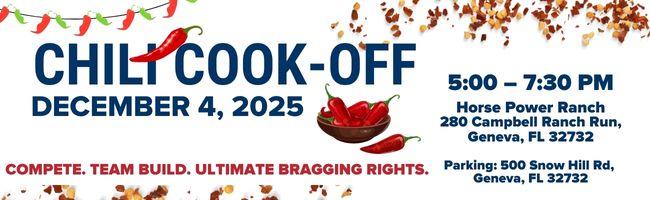 ABC CF Chili Cook Off - Just 1 Week Away!