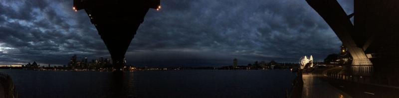 Harbour Bridge from North Sydney 16 Sep 2016