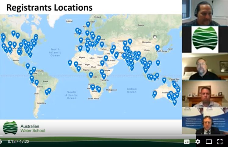 Online registrants locations