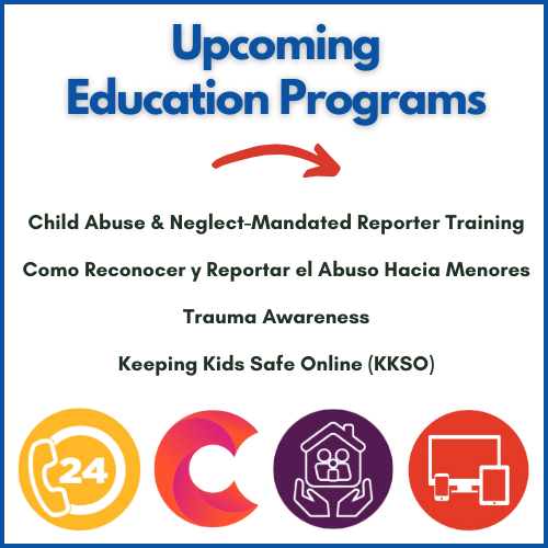 Upcoming Education Programs
