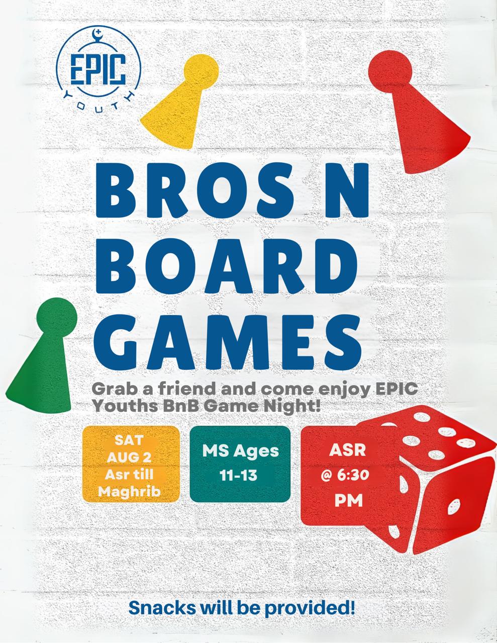 Epic Robotics Club EPIC Friday Announcements - 08/01/2025