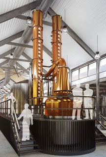 Drawings of Equipment designed specifically for Dry Fly Distilling by Christian Carl