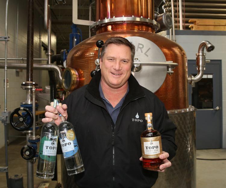 Scott Maitland_ owner of TOPO Distillery in Chapel Hill_ NC.