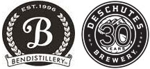Ben distillery and Deschutes Brewery logos