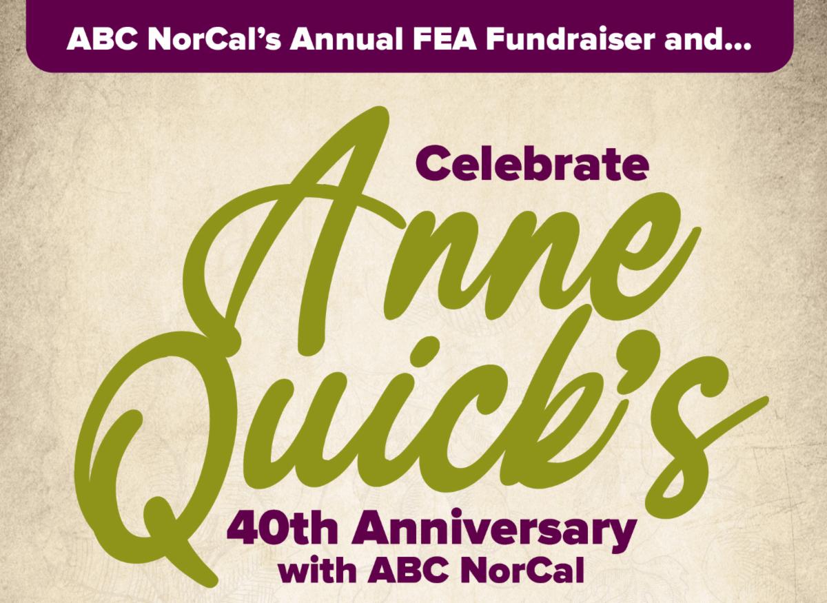 Celebrate Anne Quick's 40th Anniversary with ABC NorCal