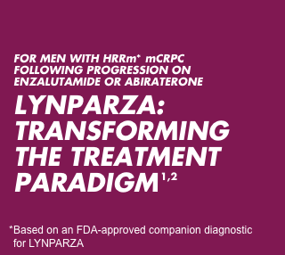 LYNPARZA: TRANSFORMING THE TREATMENT PARADIGM IN HRRm METASTATIC CASTRATION-RESISTANT PROSTATE CANCER(1,2)