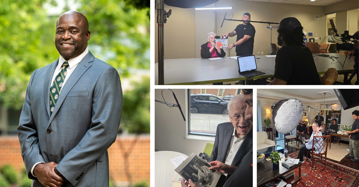 Dr Washington and behind the scenes filming