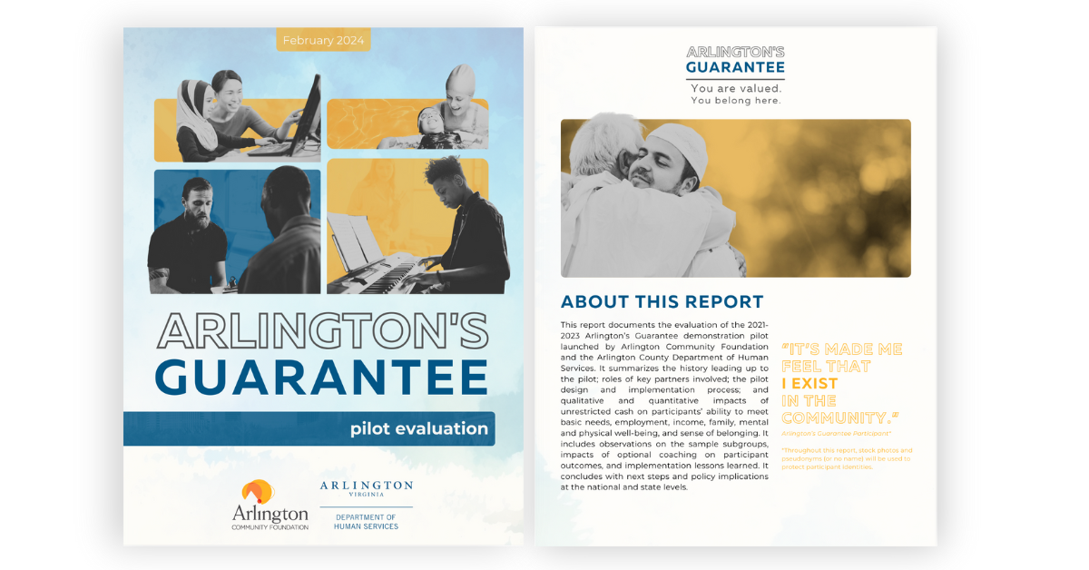 Arlington's Guarantee Report Cover