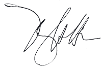 Mary Hanson Harriston Signature
