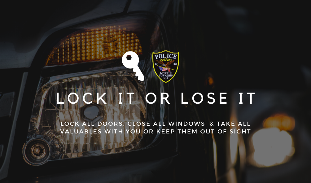 Morris County Prosecutor's Office Press Release/ Morris County