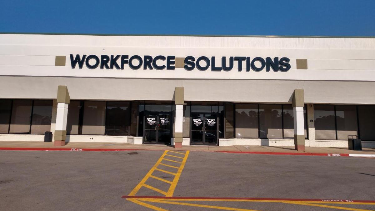 front of longview workforce center building