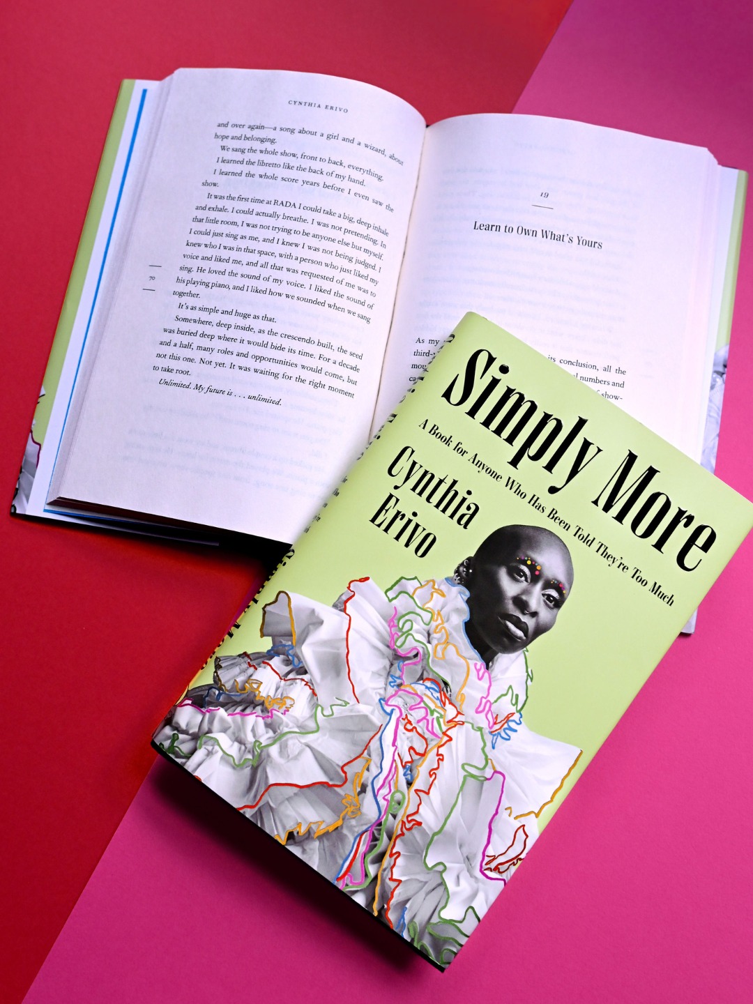 Book Cover - "Simply More" by Cynthia Erivo