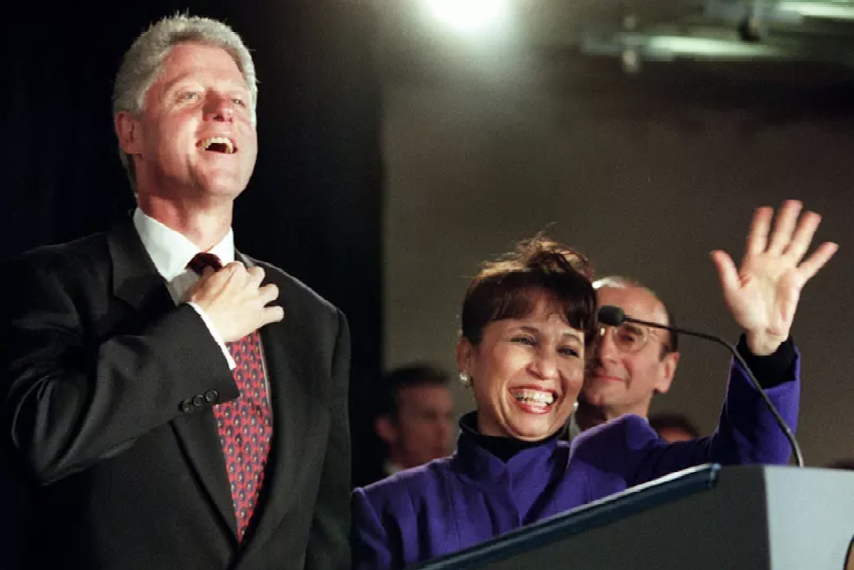 Secretary Alexis Herman serving under the Clinton administration (Photo Credit: Luke Frazza/AFP)