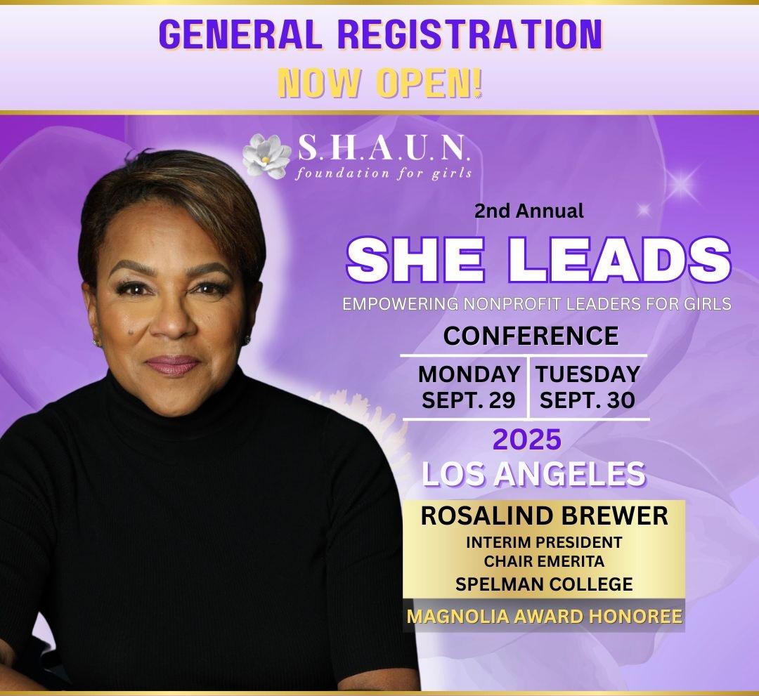 FEATURED SPEAKER: Rosalind Brewer | SHE Leads | Sept. 29 & 30 | Los Angeles