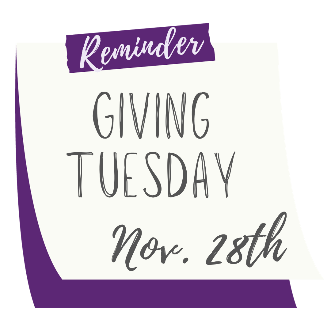 Reminder: Giving Tuesday is Nov. 28th