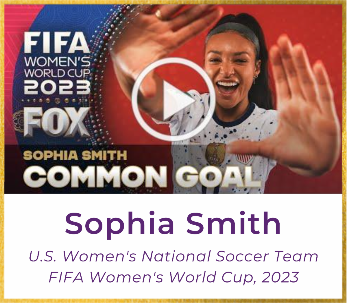 Sophia Smith, U.S. Women's National Soccer Team, FIFA Women's World Cup 2023