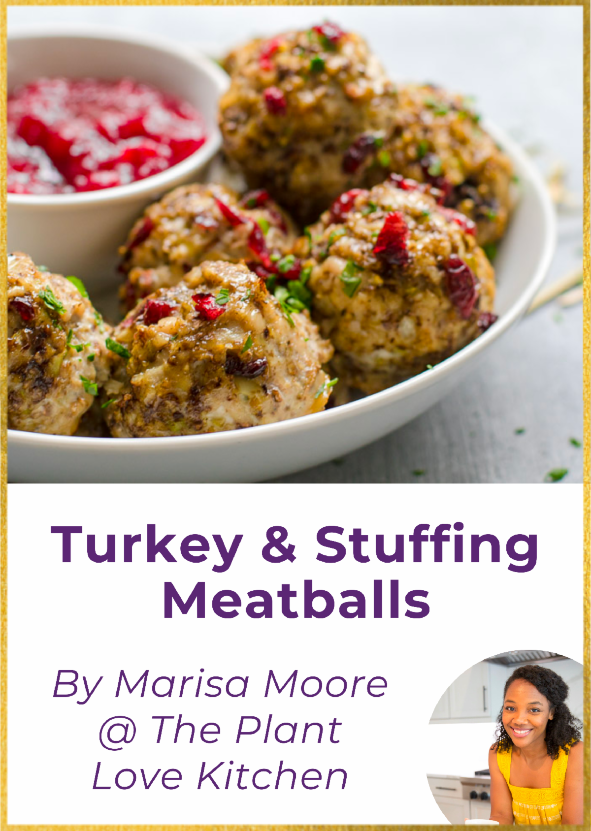 Turkey & Stuffing Meatballs