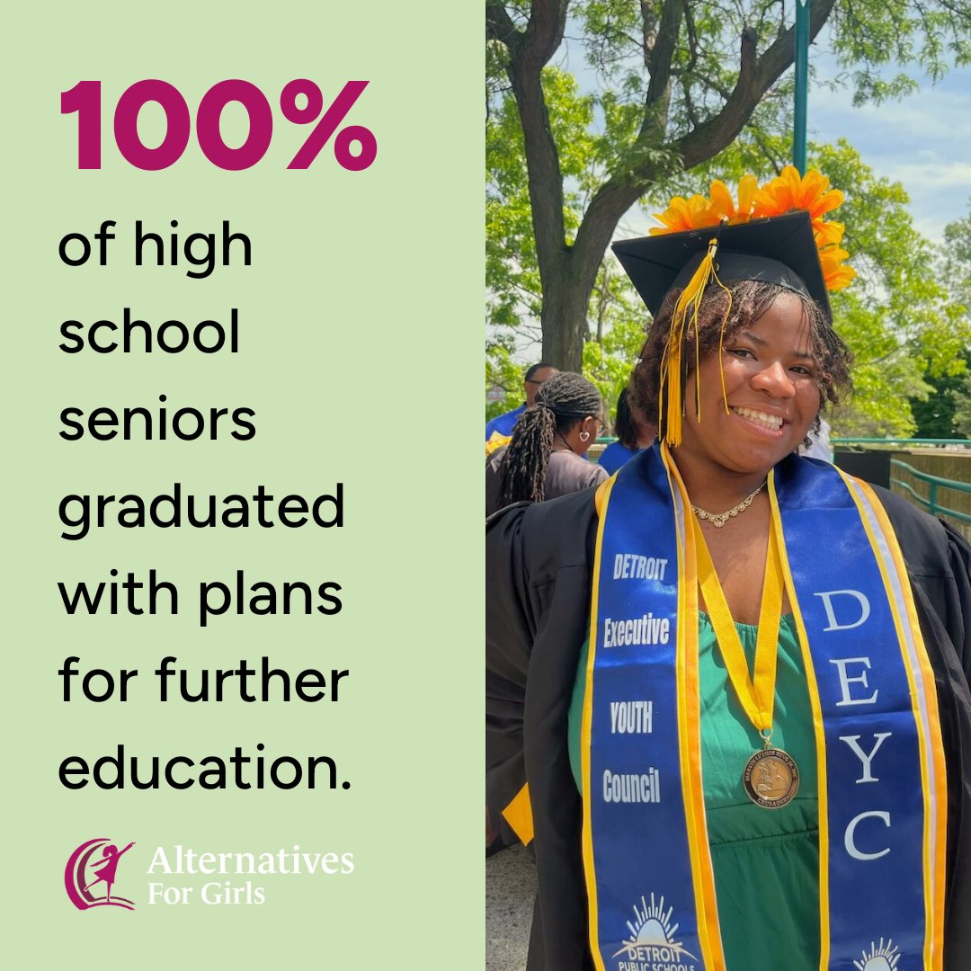 At AFG 100 percent of high school seniors graduated with plans for further education.