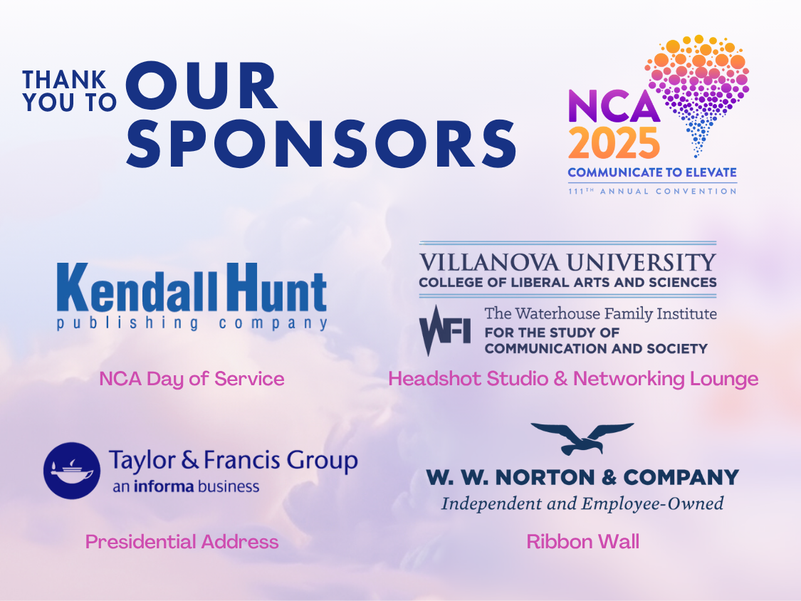 Thank You for Supporting NCA 2025