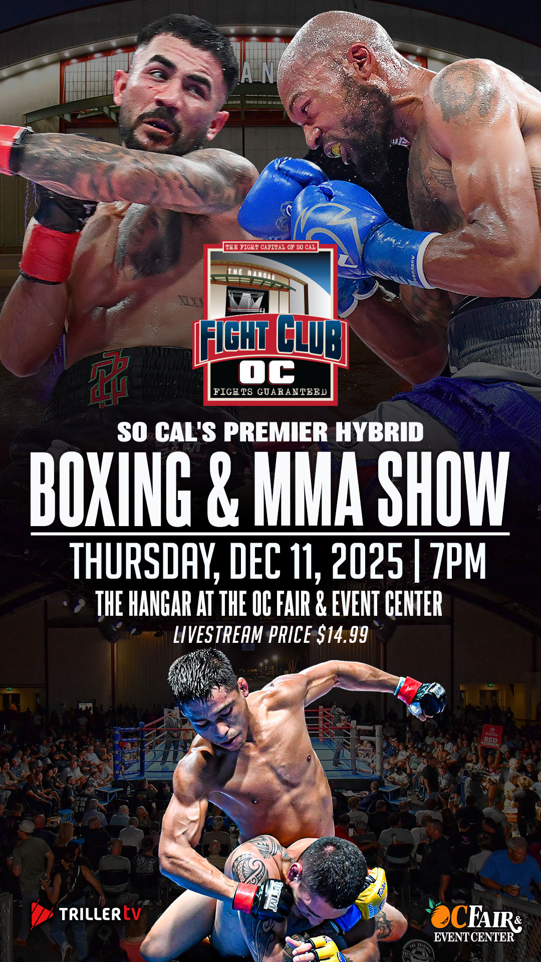 Fight Club OC Boxing & MMA Largest Show of the year is Set For Costa Mesa, CA