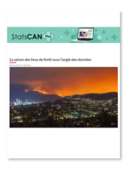 StatsCan Plus - La saison des feux de forêt sous l’angle des données
