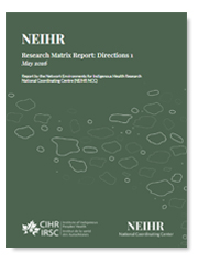 Network Environments for Indigenous Health Research National Coordinating Centre - NEIHR Research Matrix Report: Directions 1