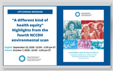 Webinar - Webinar - “A different kind of health equity”: Highlights from the fourth NCCDH environmental scan
