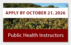 The NCCIH is seeking Public Health Instructors