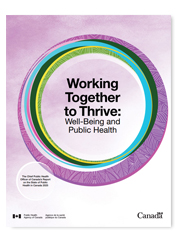 The Chief Public Health Officer - Working together to thrive: Well-being and public health