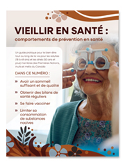 Livret - Vieillir en santé : comportements de prévention en santé