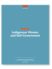 Native Women’s Association of Canada - Indigenous Women and Self-Government